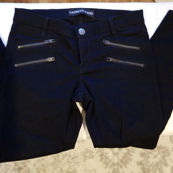 Express Stella Low Rise Ankle Skinny Crop Legging - Picture 2 of 6